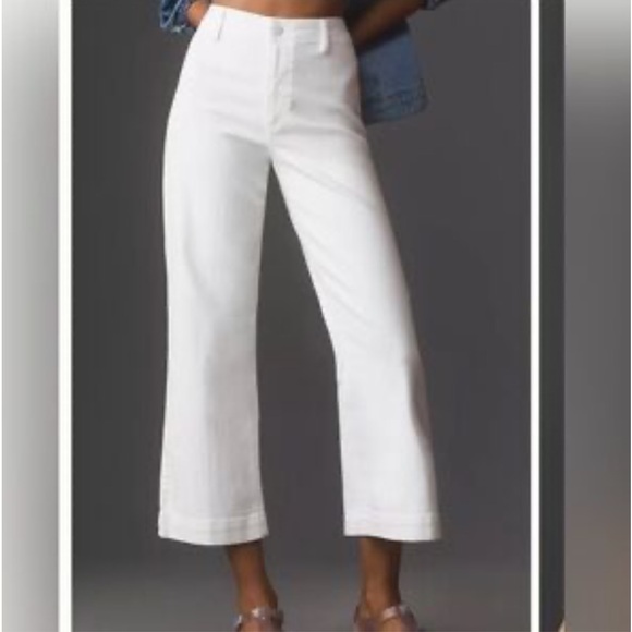 PAIGE Pants - Paige Women’s Nellie Cullote Jeans. Crisp‎ White. Size 31 (599A)